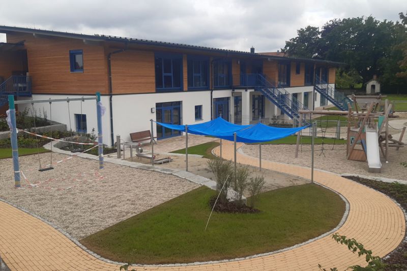 Kiga Geiselhöring Innen- und Außenputzarbeiten